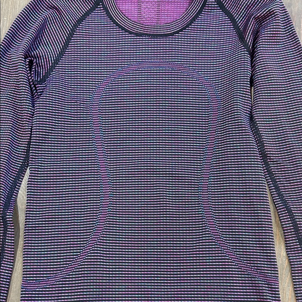 Lululemon Athletica Deep Purple Long Sleeve Tee - Picture 10 of 15